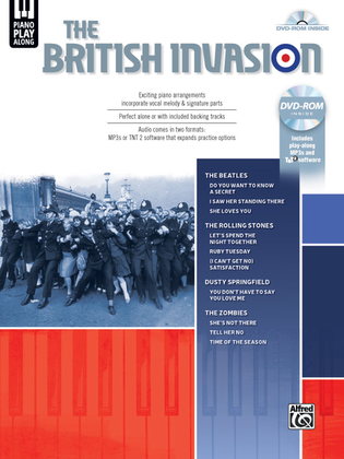 Book cover for Piano Play-Along -- The British Invasion