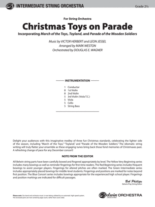 Christmas Toys on Parade: Score