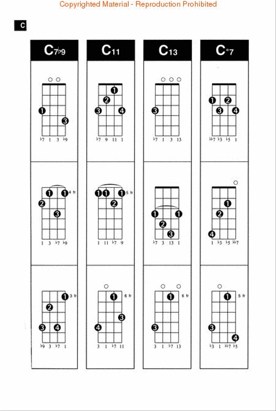 Hal Leonard Ukulele Chord Finder Ukulele scores gallery preview page 3
