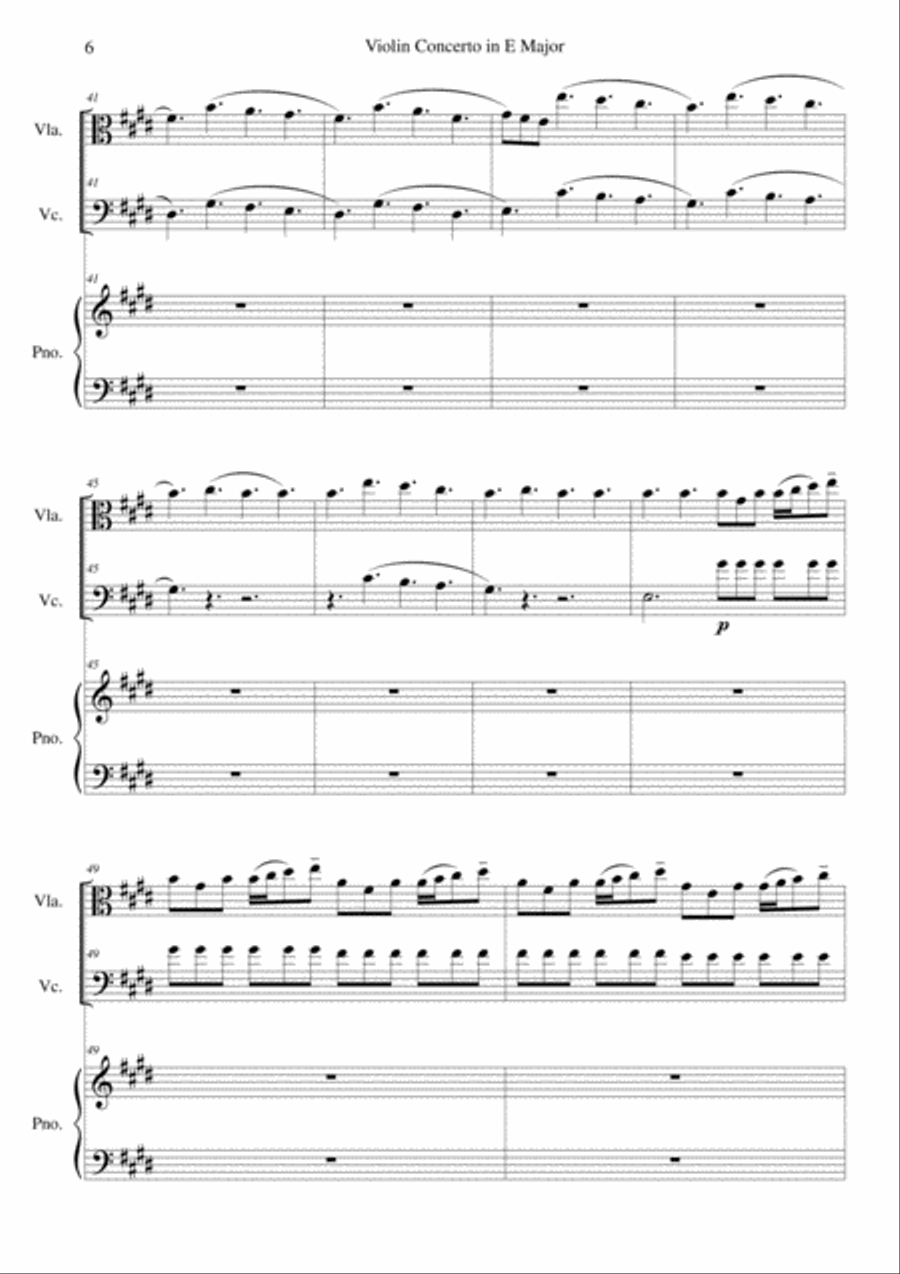 The Four Seasons - Spring 3rd Movement Cello scores gallery preview page 6