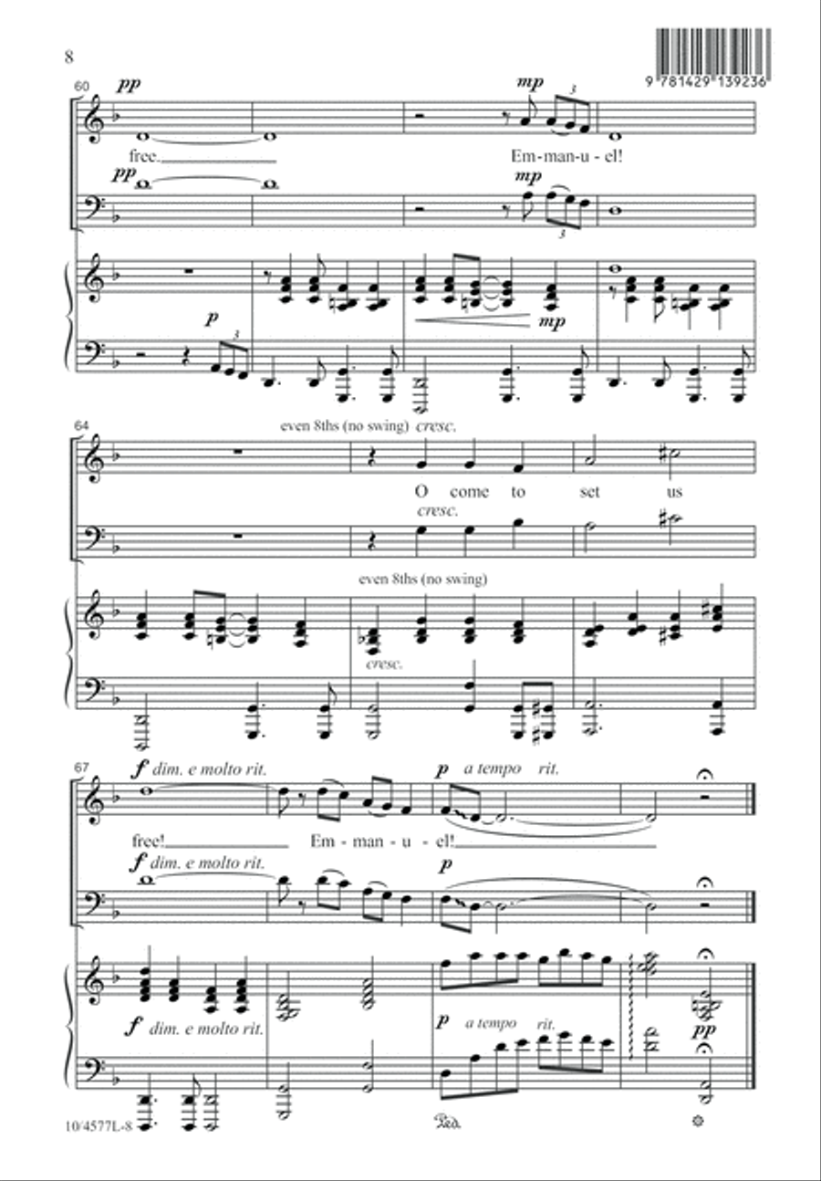 O Come to Set Us Free O Come to Set Us Free 2-Part scores gallery preview page 9