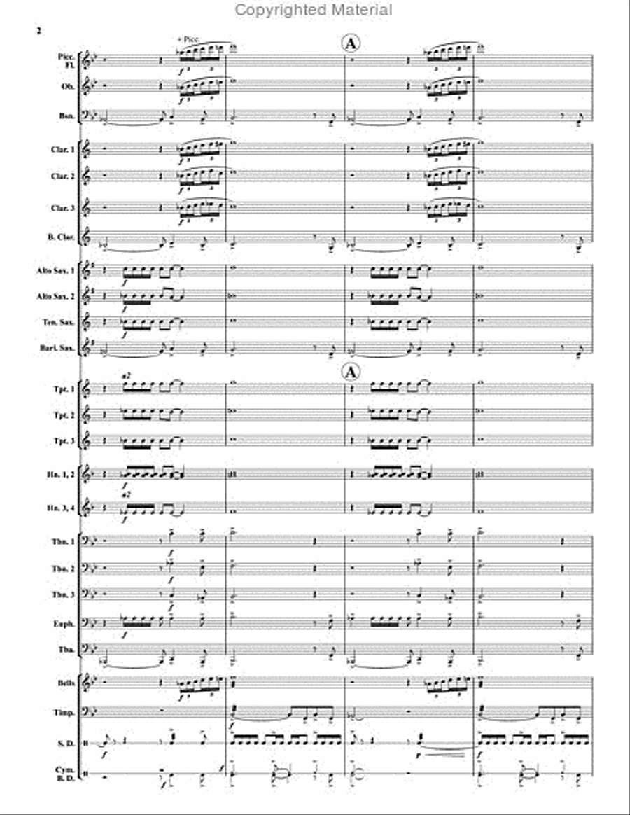 Changing of the Guard Concert Band scores gallery preview page 3