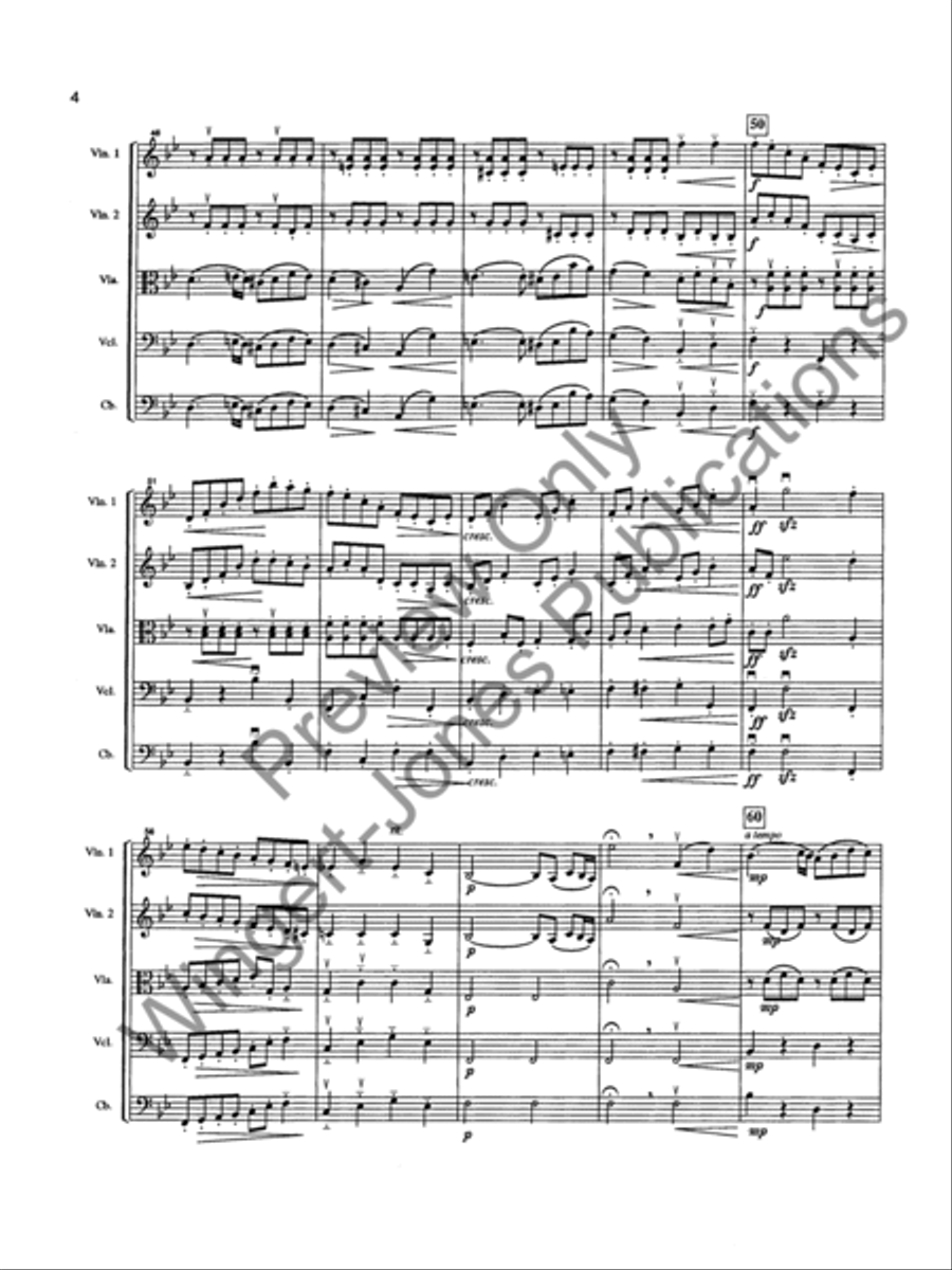 Serenade Op. 38, No. 6 String Orchestra scores gallery preview page 7