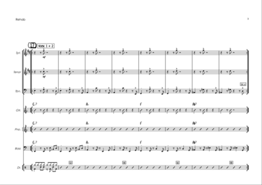 Rehab Jazz Ensemble scores gallery preview page 3