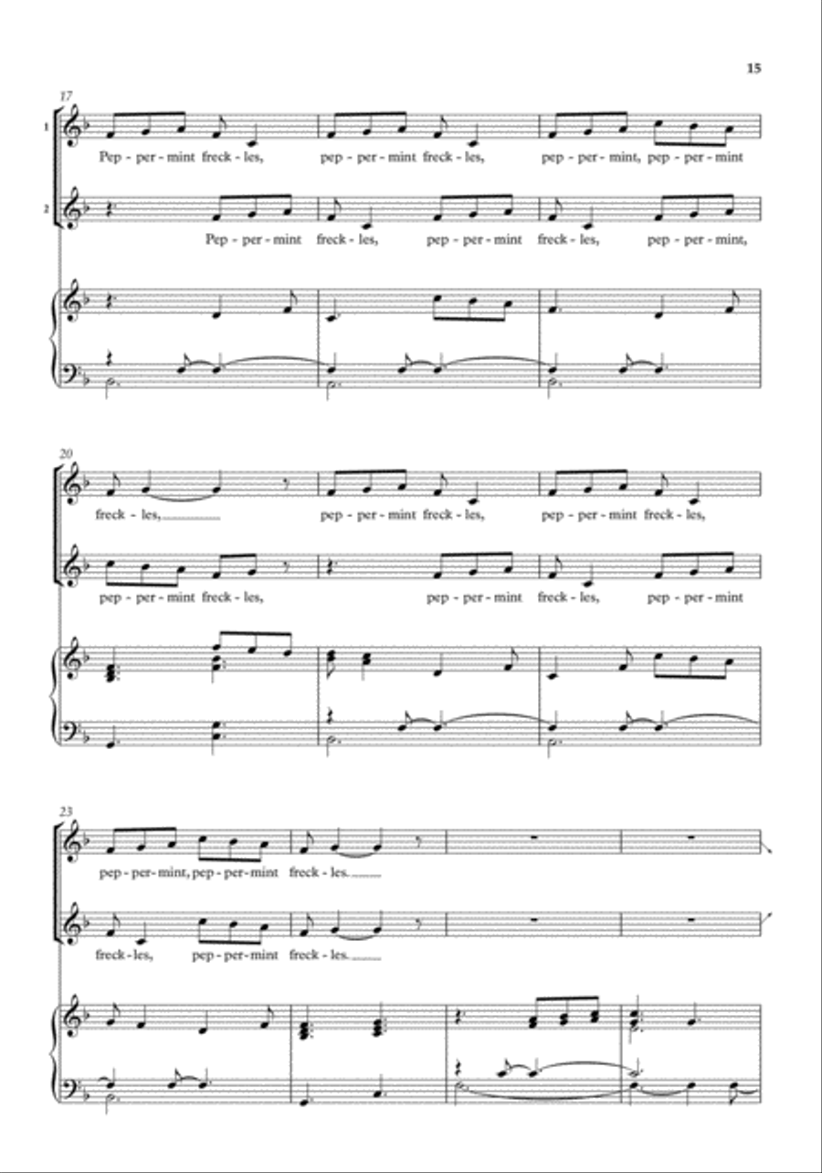 Three Riddles Three Riddles 2-Part scores gallery preview page 15