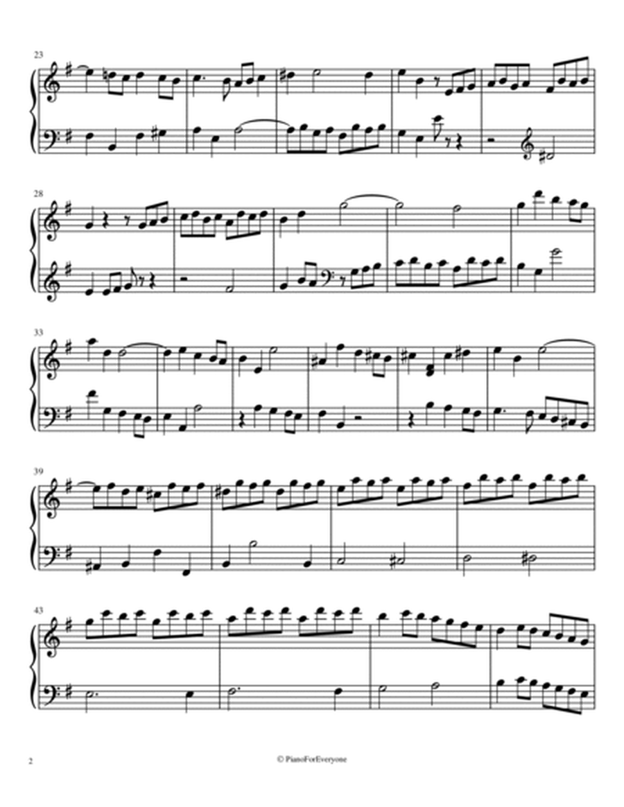 'Overture/Sinfonia' from Messiah - Handel (Easy Piano) image number null