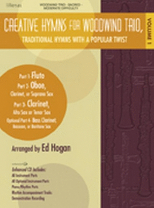 Book cover for Creative Hymns for Woodwind Trio, Vol. 1