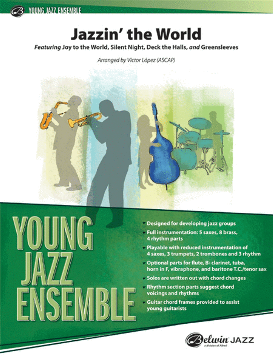 Jazzin' the World Jazz Ensemble scores gallery preview page 1