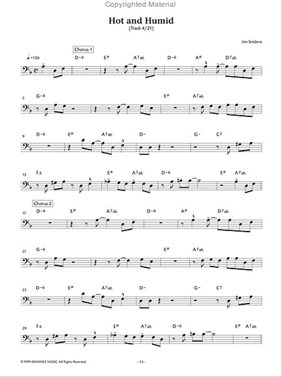 Easy Jazz Conception Trombone Trombone scores gallery preview page 5