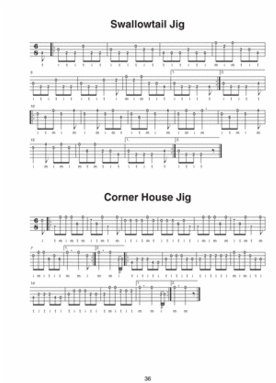 Celtic Tune Encyclopedia for 5-String Banjo Banjo scores gallery preview page 4