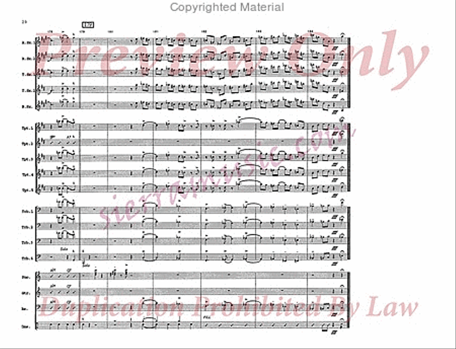 Tree Frog Big Band scores gallery preview page 21