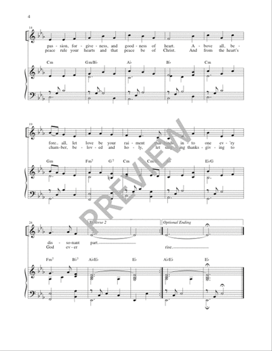 Blest Are Those Who Love You - Volume 3, Additional Solos with Optional Congregation Choir scores gallery preview page 6