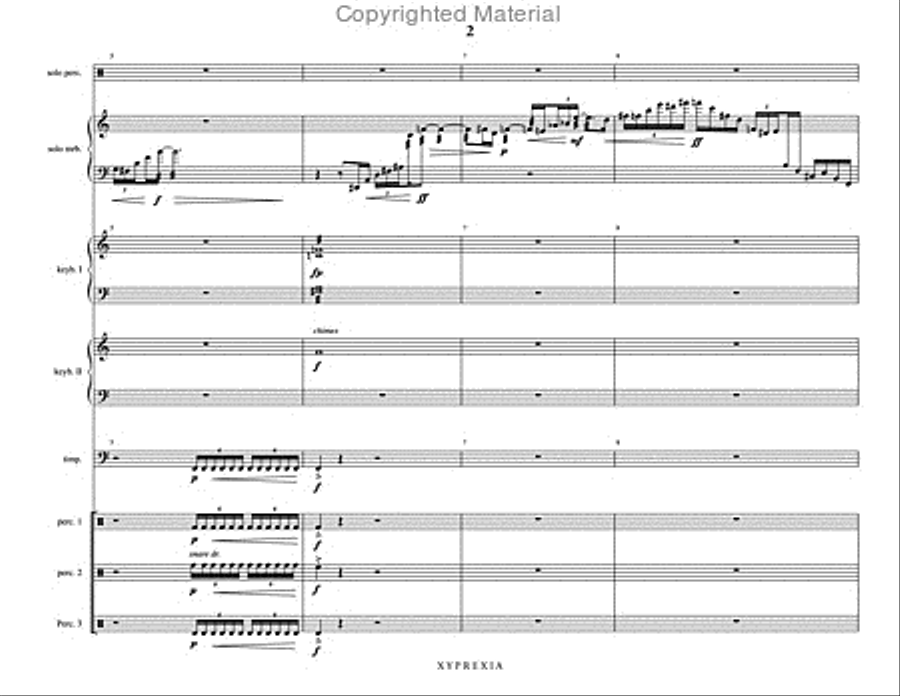 Xyprexia Percussion Ensemble scores gallery preview page 3