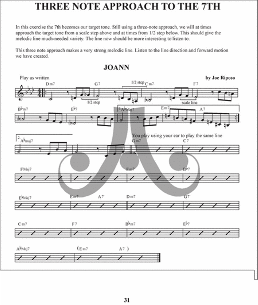 Target and Approach Tones Collection / Songbook scores gallery preview page 9