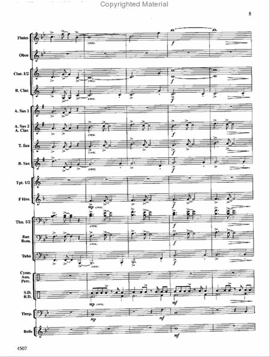 Storybrook Mountain Storybrook Mountain Concert Band scores gallery preview page 5