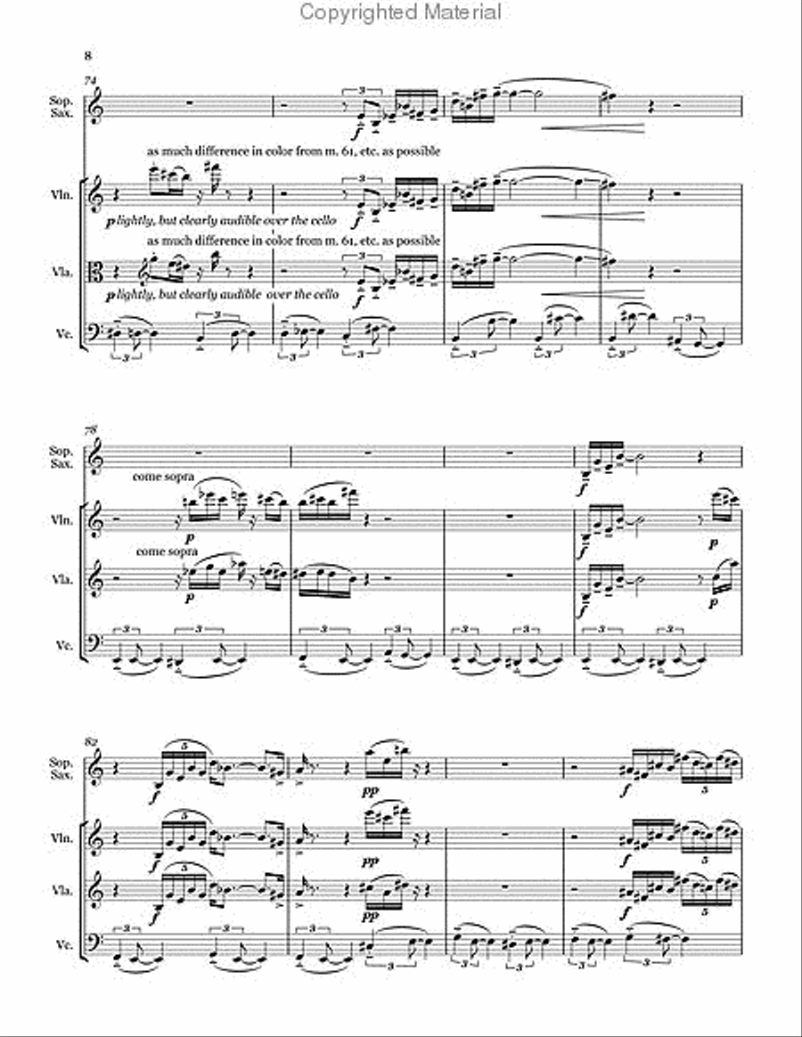 Quartet Chamber Music scores gallery preview page 11