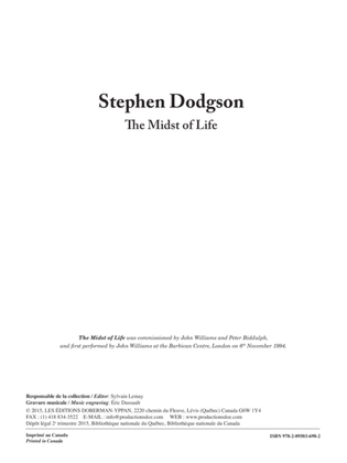Book cover for The Midst of Life