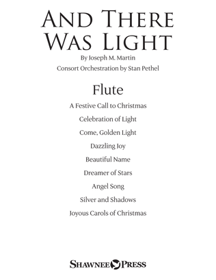 Book cover for And There Was Light - Flute