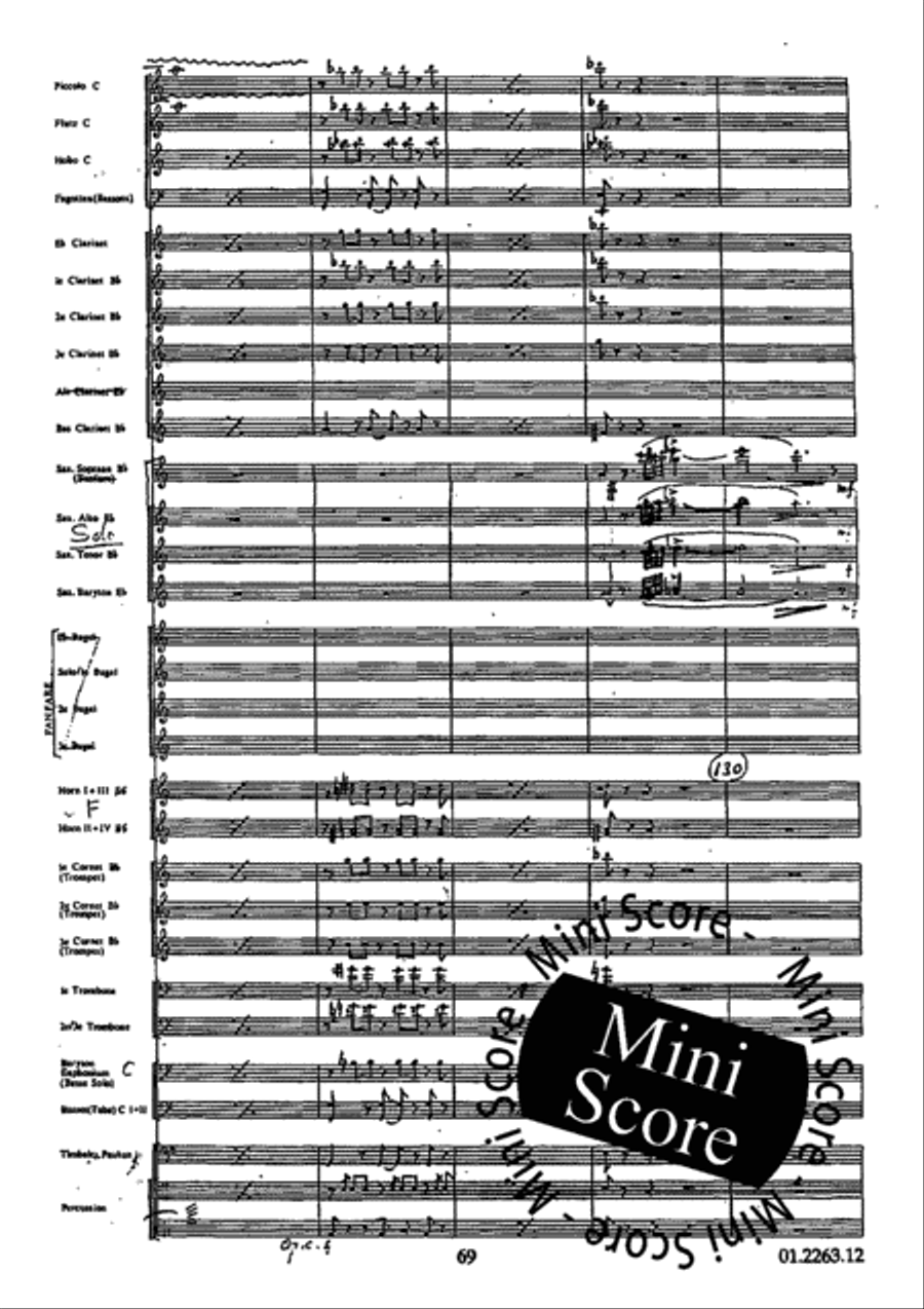 Concerto Grosso Concert Band scores gallery preview page 73