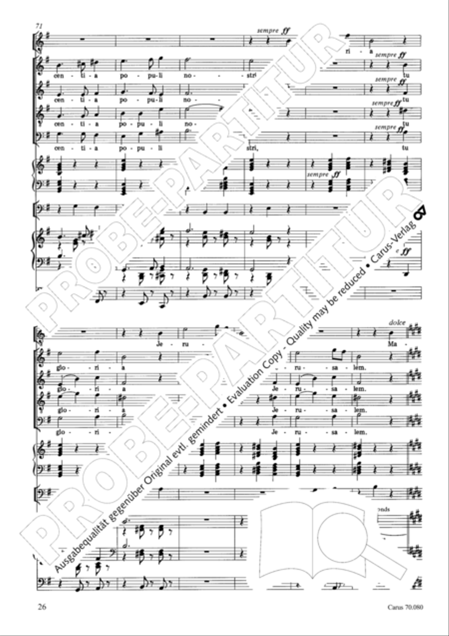 Five Short Sacred Compositions (Funf kleinere Kirchenwerke) Score scores gallery preview page 40