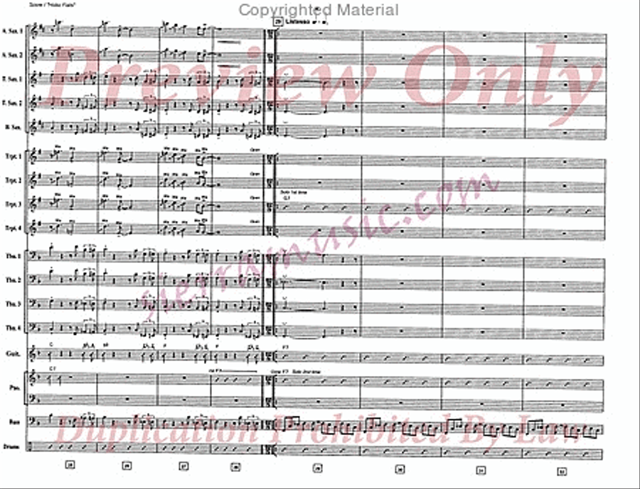 Hobo Flats Big Band scores gallery preview page 5