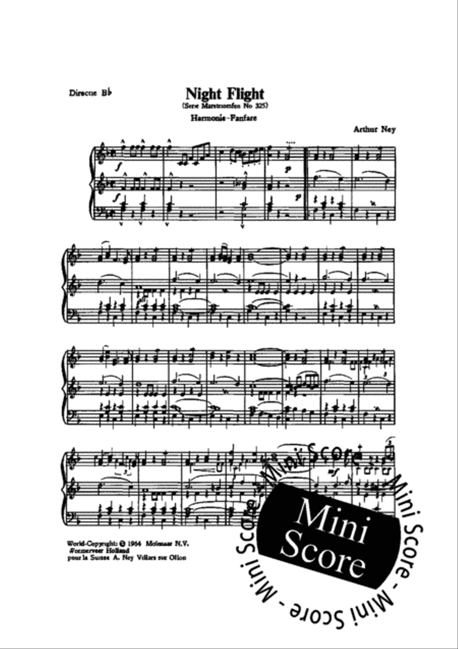 Night Flight Fanfare Band scores gallery preview page 3