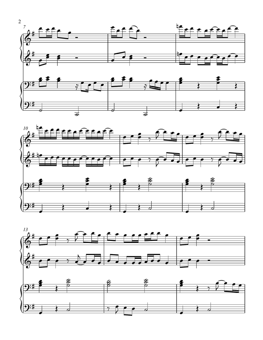 Abc 1 Piano, 4-Hands scores gallery preview page 3