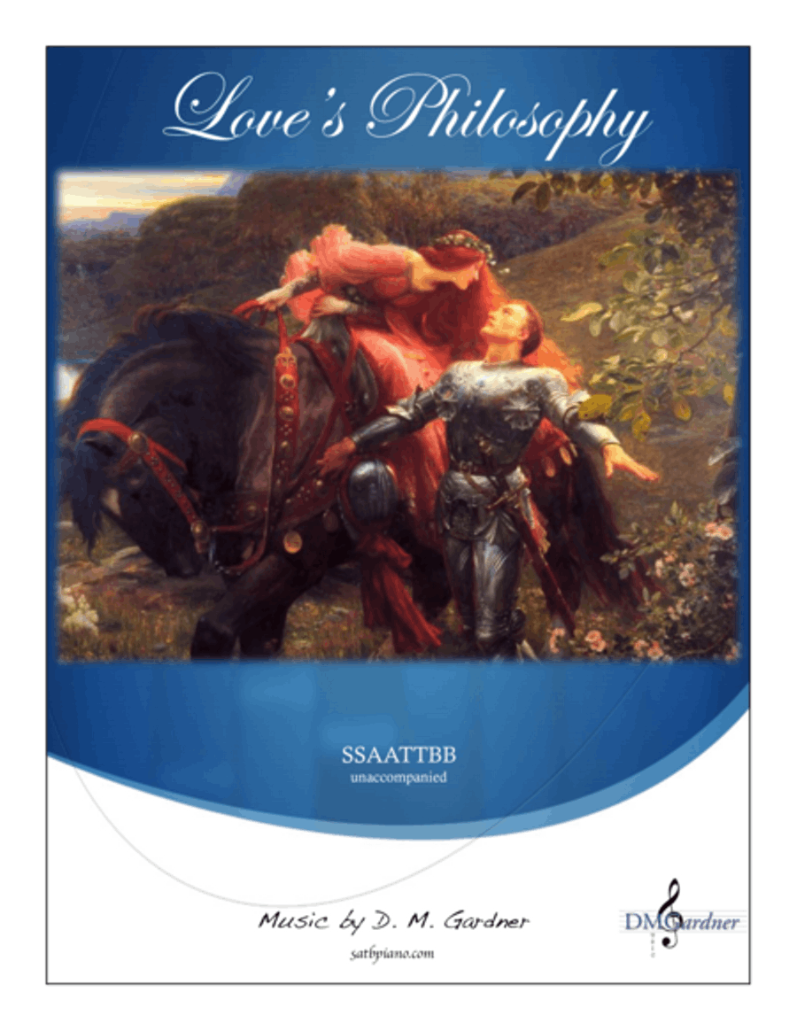 Love's Philosophy (SSAATTBB, unaccompanied) Divisi scores gallery preview page 1