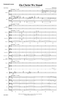 On Christ We Stand - Full Orchestra Score and Parts