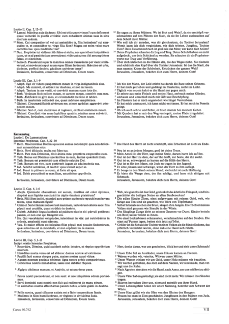 Lamentationes pro Hebdomada Sancta Score scores gallery preview page 7