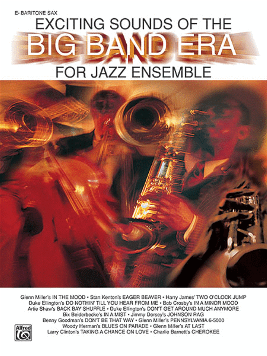 Exciting Sounds of the Big Band Era Jazz Ensemble scores gallery preview page 1
