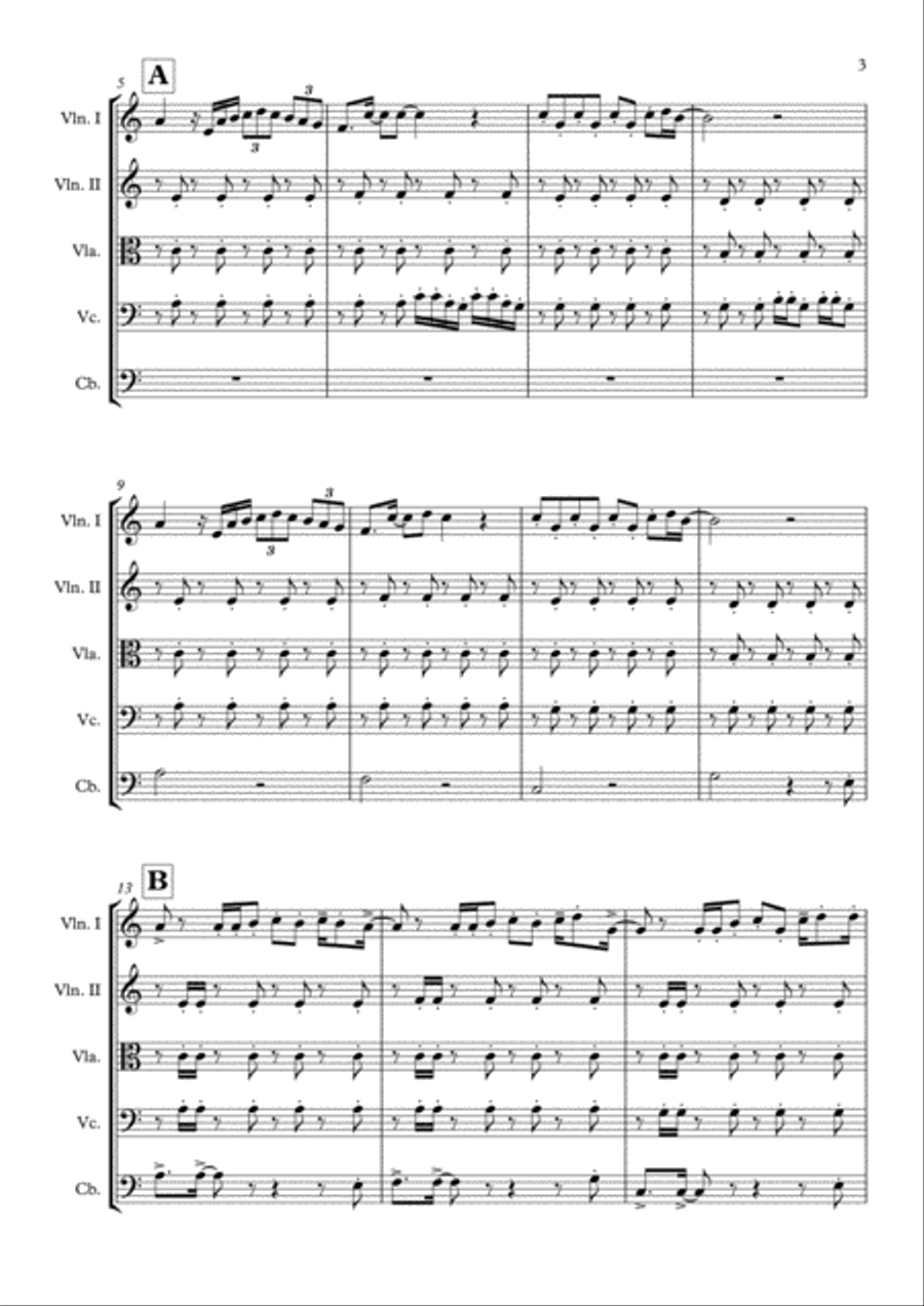 Despacito String Quintet scores gallery preview page 4