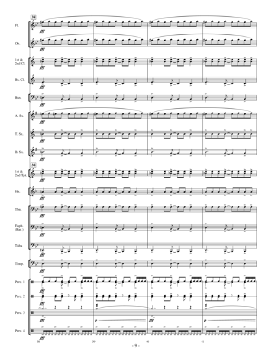 Primeval Stormfront Concert Band scores gallery preview page 8