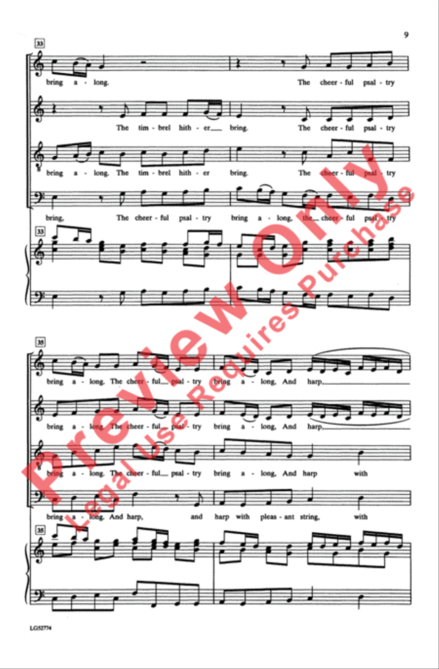 Prepare the Hymn Prepare the Hymn 4-Part scores gallery preview page 9