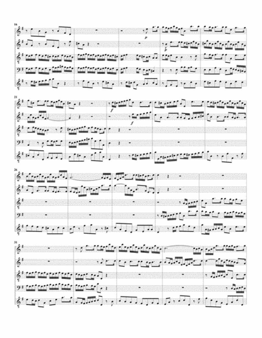 Aria: Ein unbegreiflich Licht erfuellt den ganzen Kreis from Cantata BWV 125 (Version in G major) (a