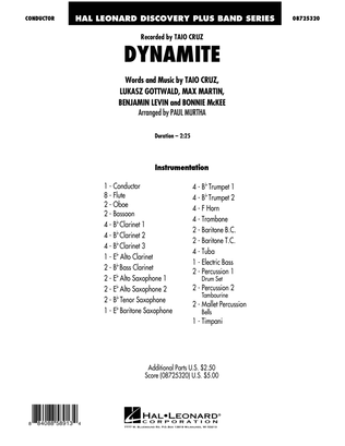 Dynamite - Full Score