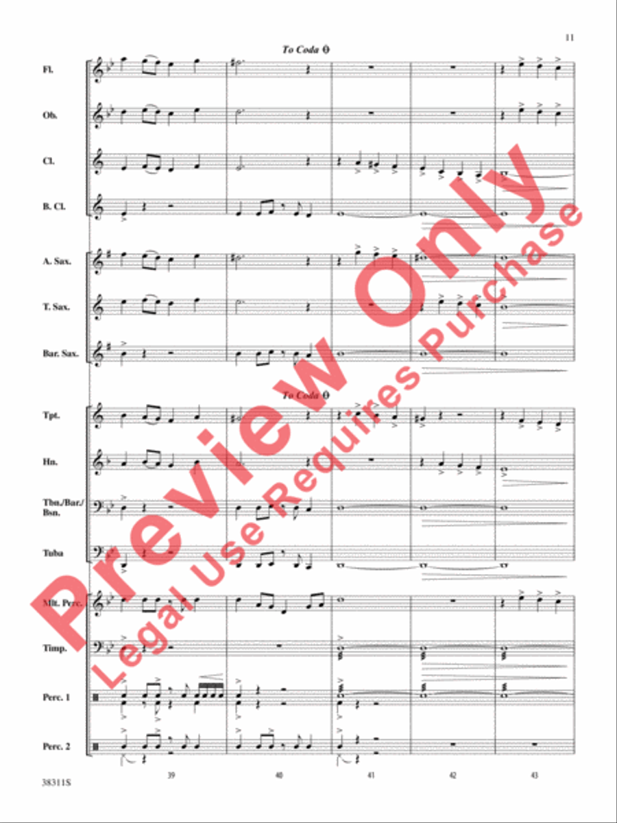 Winds of the Orient Concert Band scores gallery preview page 11