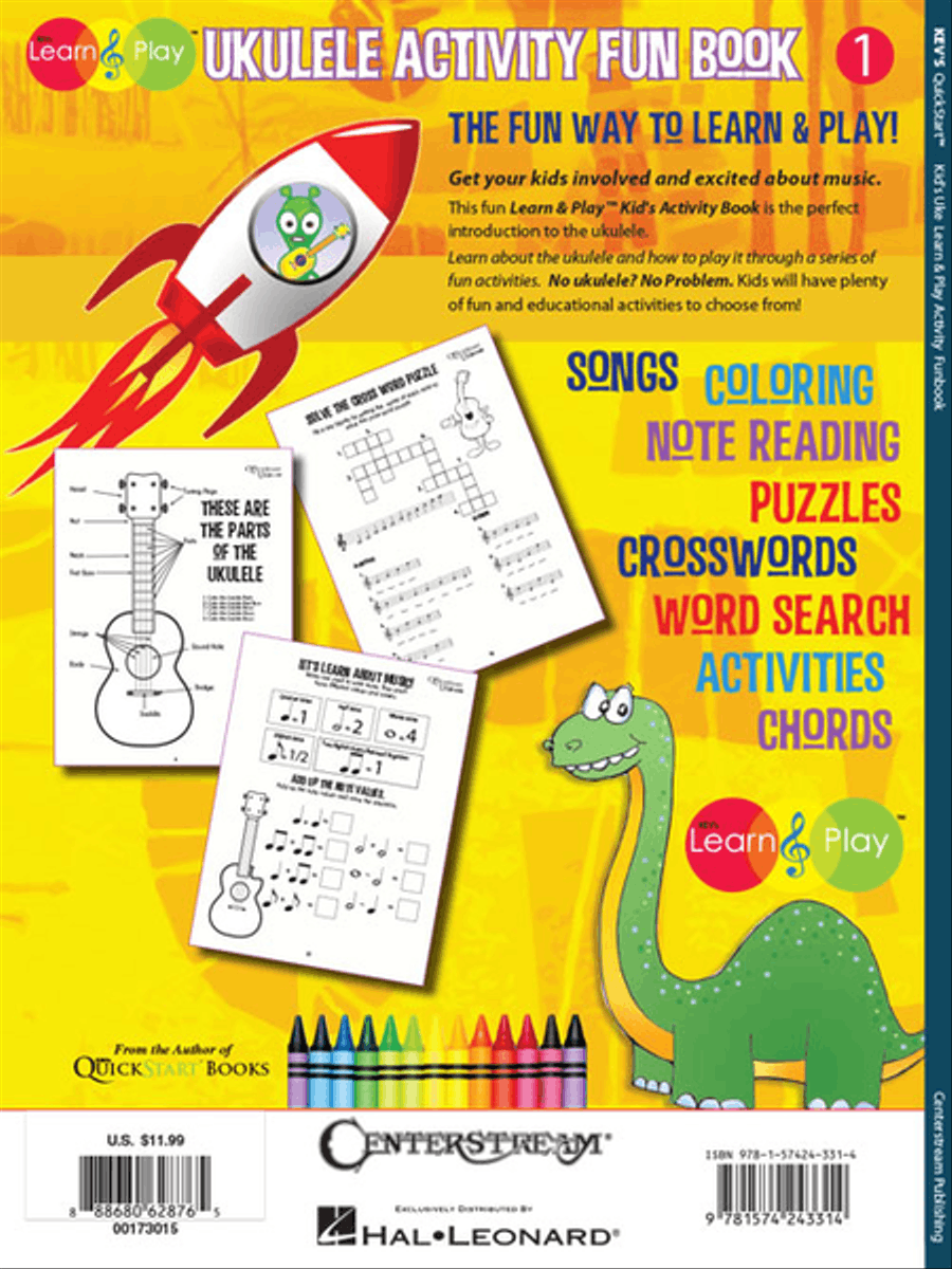 Kid's Uke – Ukulele Activity Fun Book Ukulele scores gallery preview page 6