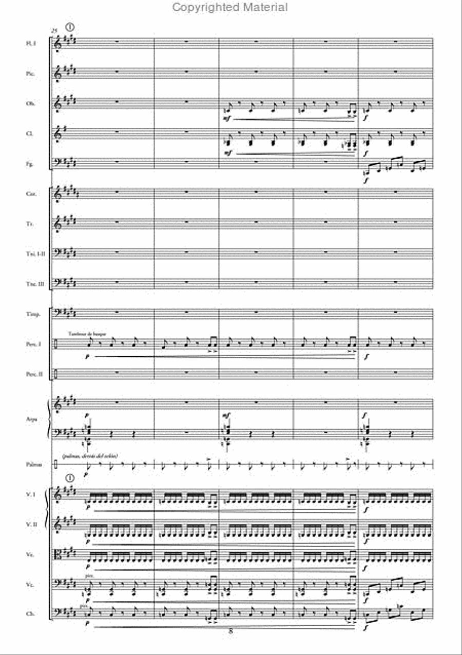 La rosa del azafrán (partitura) 4-Part scores gallery preview page 6
