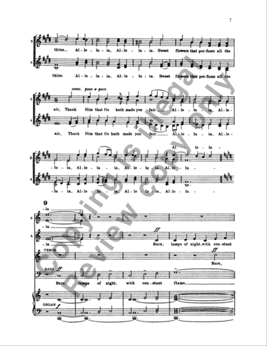 Psalm 148: Lord, Who Hast Made Us (Organ/Vocal Score) 4-Part scores gallery preview page 16