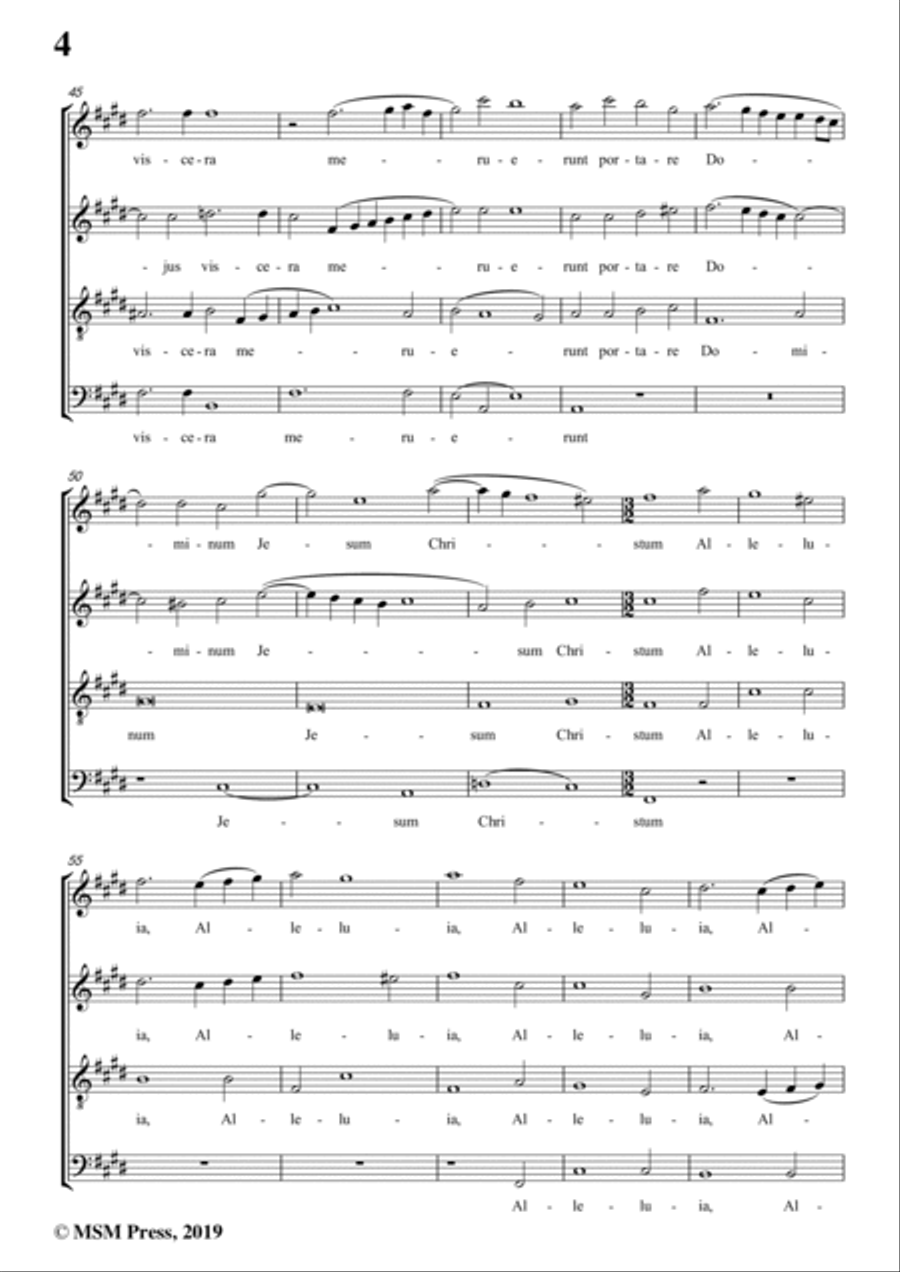 Victoria-O magnum mysterium,in c sharp minor,for A cappella Divisi scores gallery preview page 6