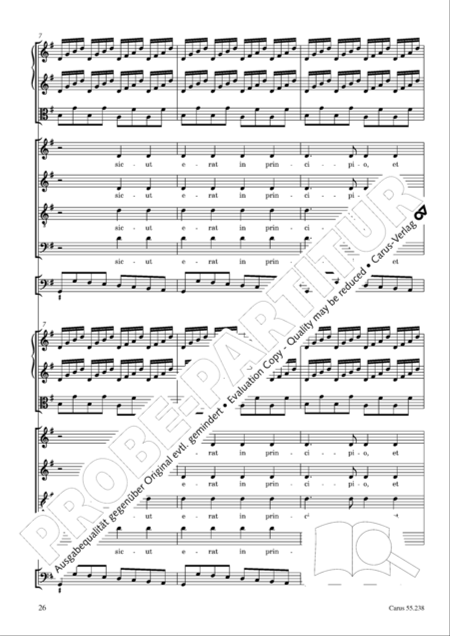 Nisi Dominus Nisi Dominus SSATB scores gallery preview page 27
