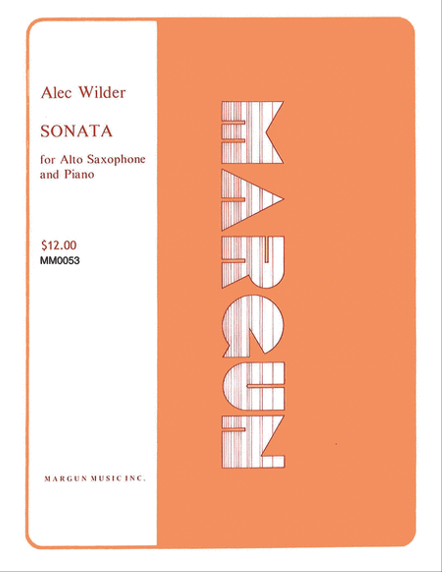 Sonata Alto Saxophone scores gallery preview page 1