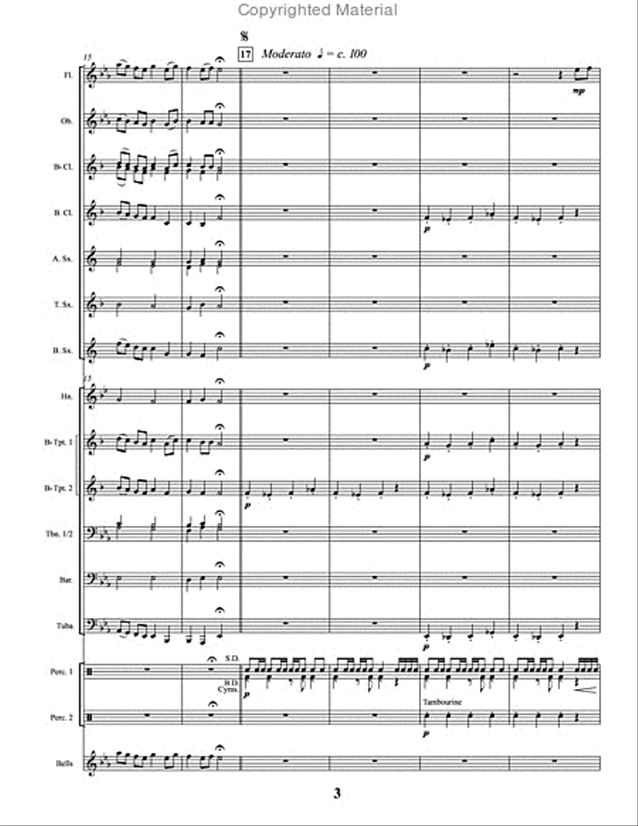 Southern Chorale & March Concert Band scores gallery preview page 4