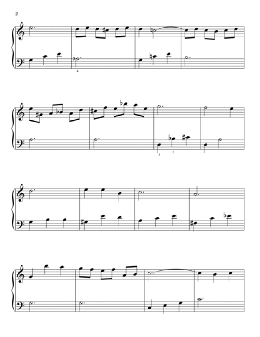 Nocturne In E Flat Major Op.9 No.2 Easy Piano scores gallery preview page 2