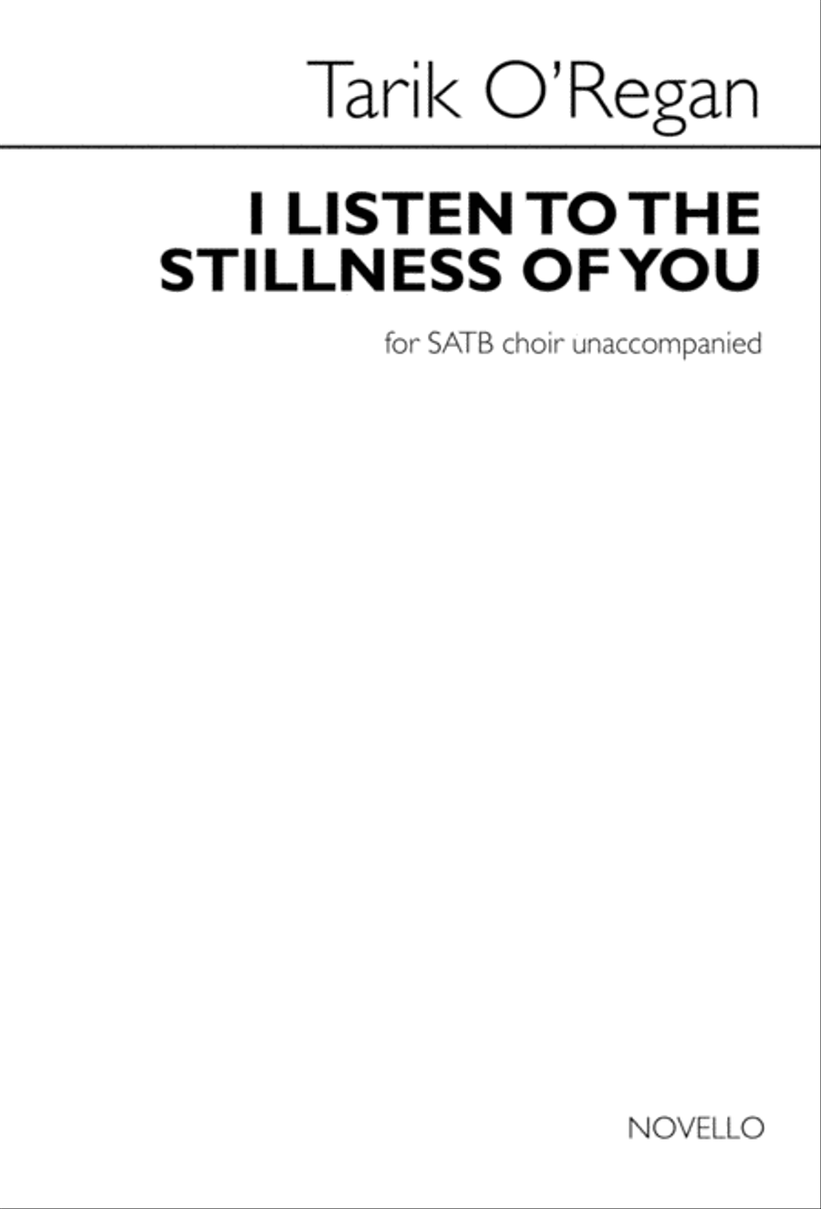 I Listen to the Stillness of You 4-Part scores gallery preview page 1