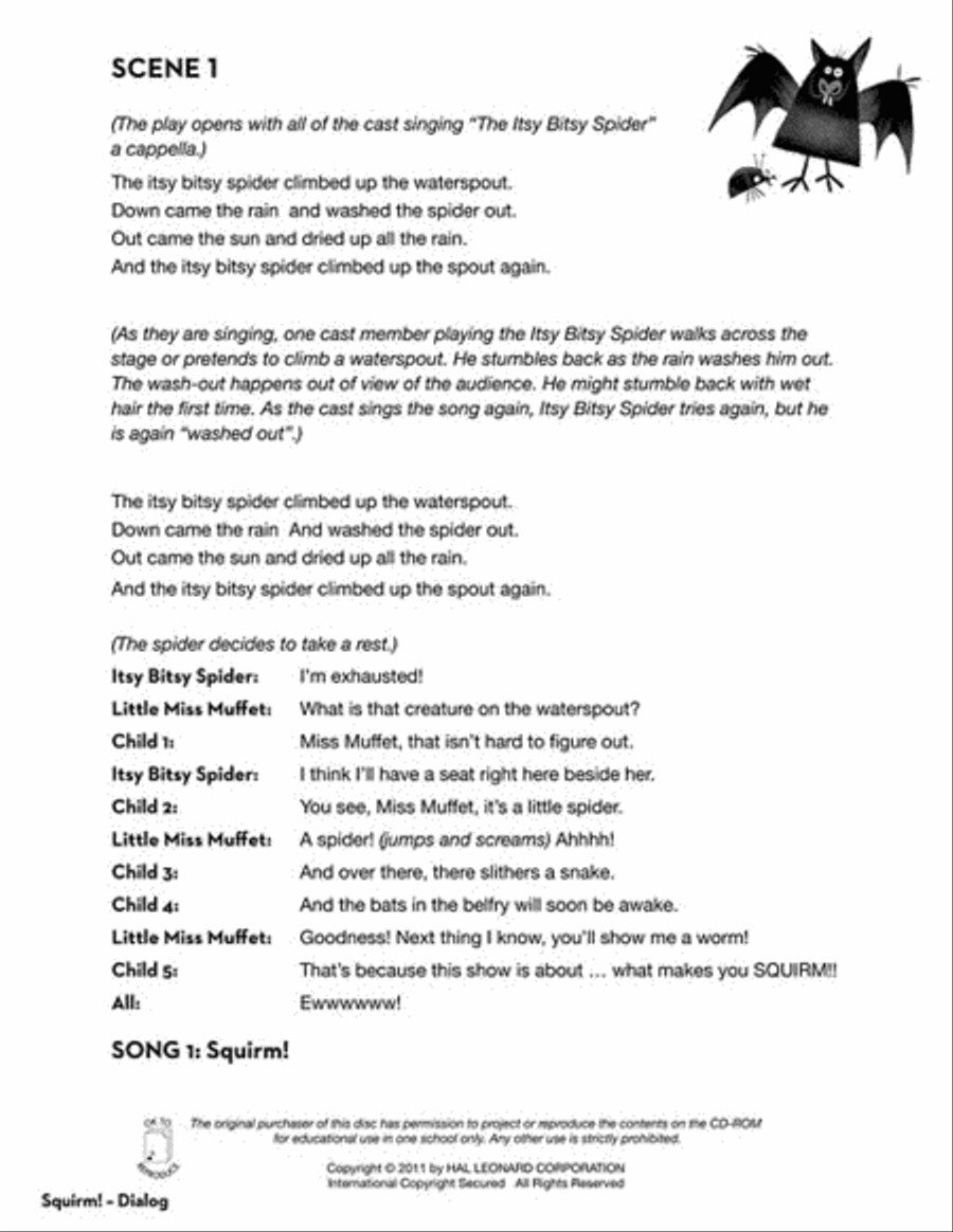 Squirm! Choir scores gallery preview page 7