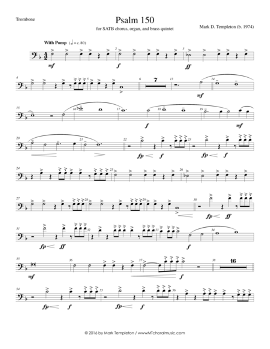Mark templeton trombone deals