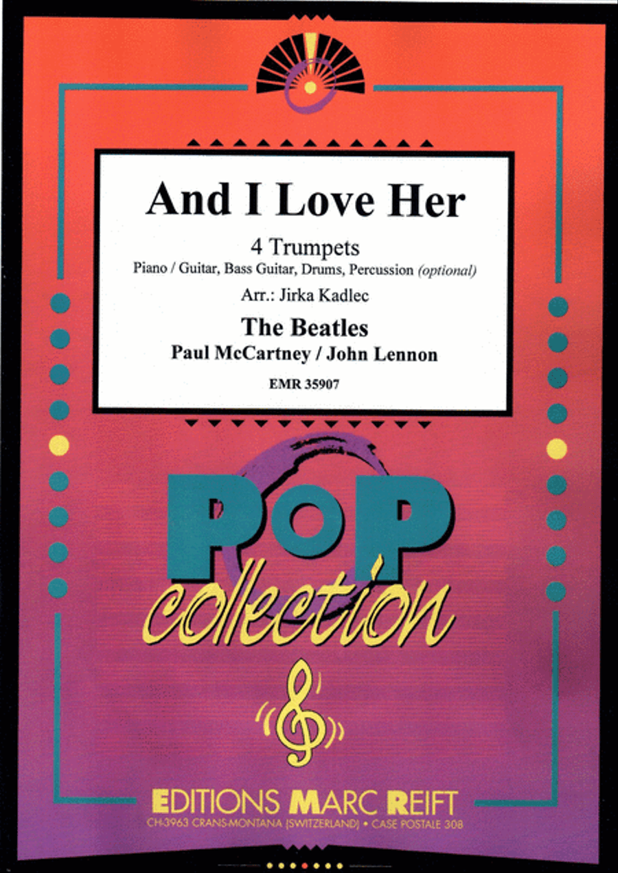 And I Love Her Trumpet scores gallery preview page 1