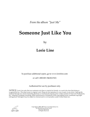 Book cover for Someone Just Like You